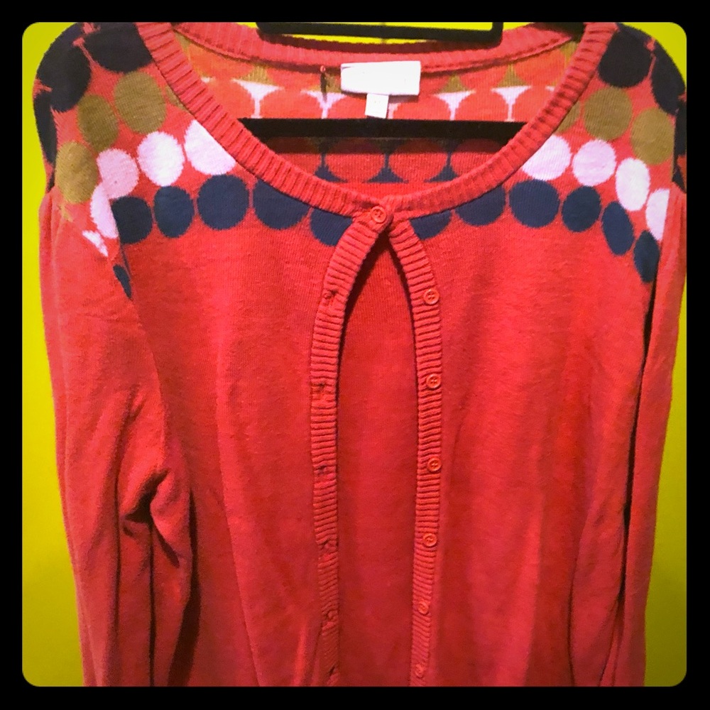 ModCloth colorful cardigan